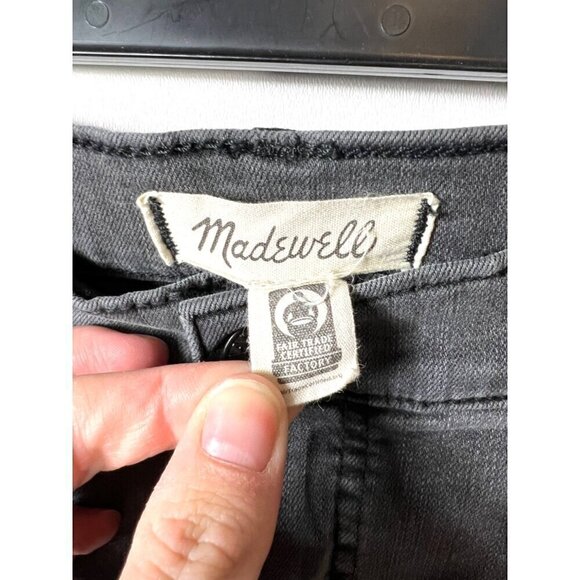 Madewell 10” high-rise skinny‎ black jeans - Picture 8 of 11